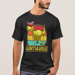 Auntsaurus Dinosaur Rex Mother's Day Family Matchi T-Shirt