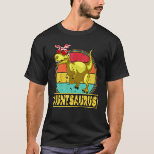 Auntsaurus Rex Dinosaur Mother's Day Family T-Shirt