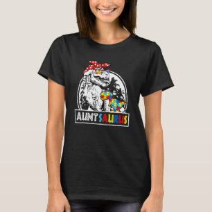Auntsaurus T Rex Dinosaur Aunt Saurus Family Match T-Shirt