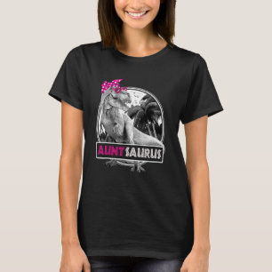 Auntsaurus T Rex Dinosaur Aunt Saurus Family T-Shirt