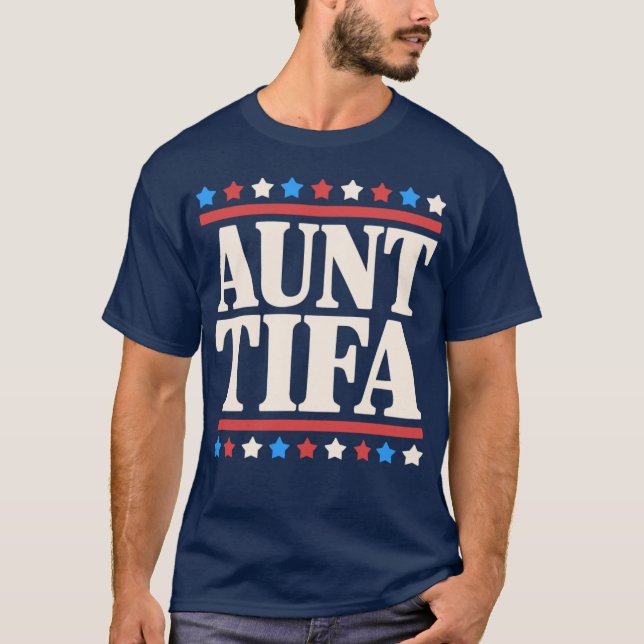 AuntTifa vintage funny girl T-Shirt (Front)