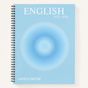 Aura Aesthetic Notebook