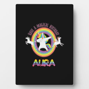 Aura Birthday Aura Have A Magical Birthday Unicor Plaque