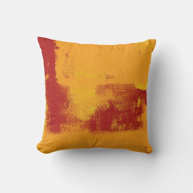 Aura Colours Throw Pillow (Front)