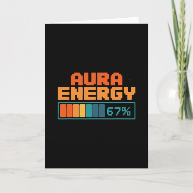 Aura Energy 67% Aura Farming Alpha Slang Gen 67th  Card (Front)