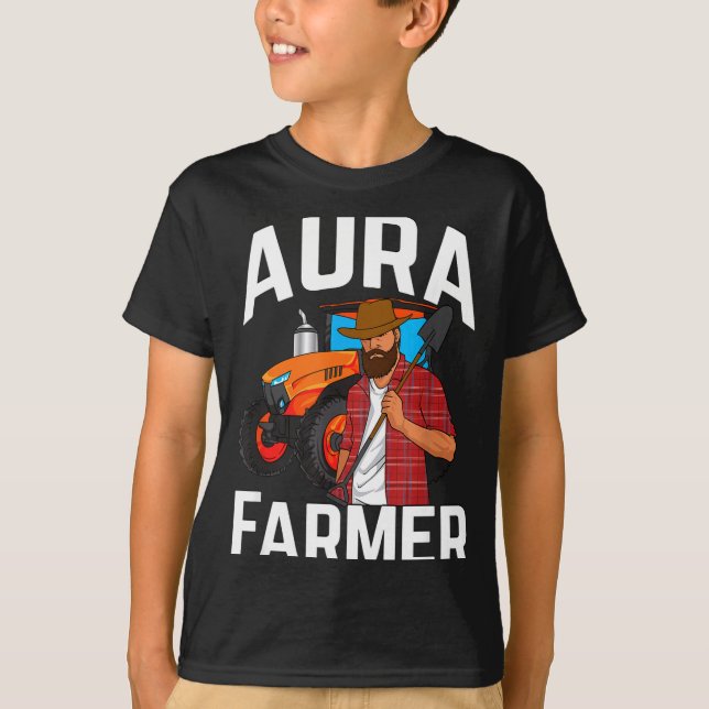 Aura Farmer Funny Meme  T-Shirt (Front)