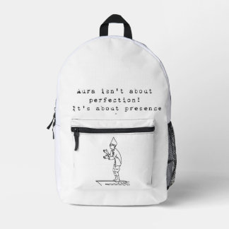Aura Farming Boy Printed Backpack