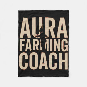 Aura Farming Coach Boat Racing Kid Meme Halloween  Fleece Blanket