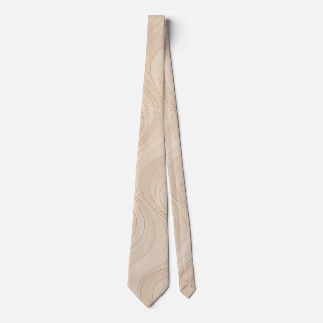 Aura Gradient Energy  Modern Pattern  Tie (Front)