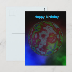 Aura Of A Planet, Birthday Postcard