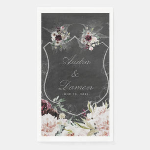 Aura Of Night Wedding Dinner Napkins