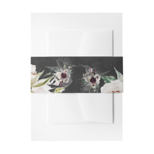 Aura Of Night Wedding Invitation Suite Belly Band