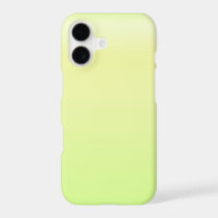Aura ombrée vert citron esthétique