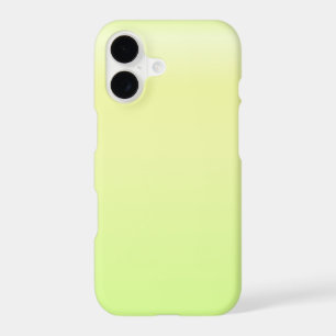Aura ombrée vert citron esthétique