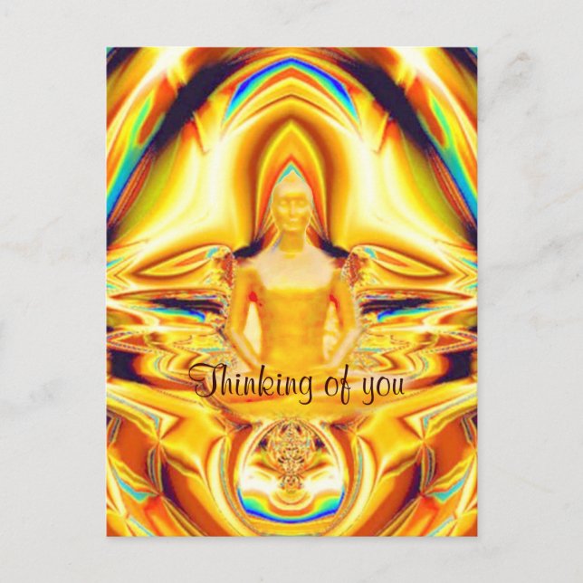 Aura,strength & Meditation_ Postcard (Front)
