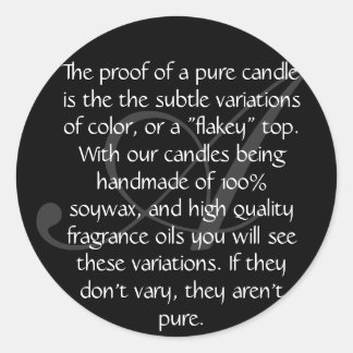 Aura-The Proof Classic Round Sticker
