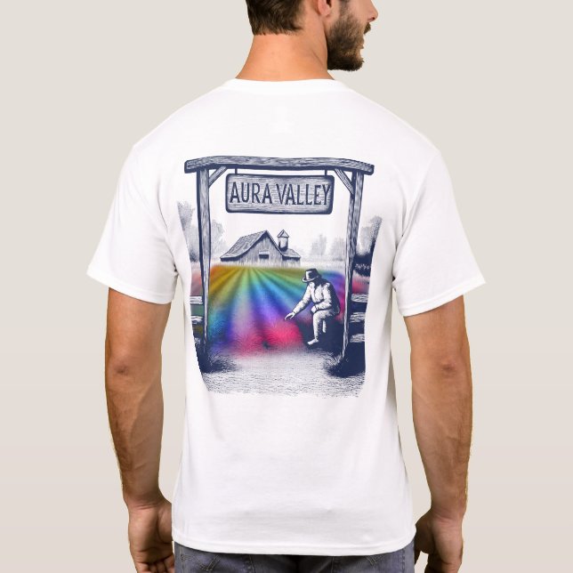 Aura Valley Farm Front & Back T-Shirt (Back)