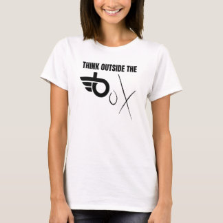 Aura Visionary Modern Minimalist Think Outside Box T-Shirt