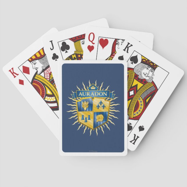 Auradon Crest Playing Cards (Back)