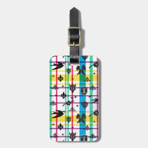 Auradon Icon Pattern Luggage Tag