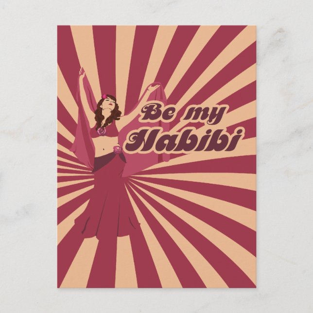 Aurdrey Love Be my Habibi Postcard (Front)