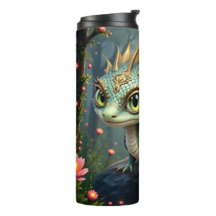 Auren – Little Emerald Forest Dragon Thermal Tumbler