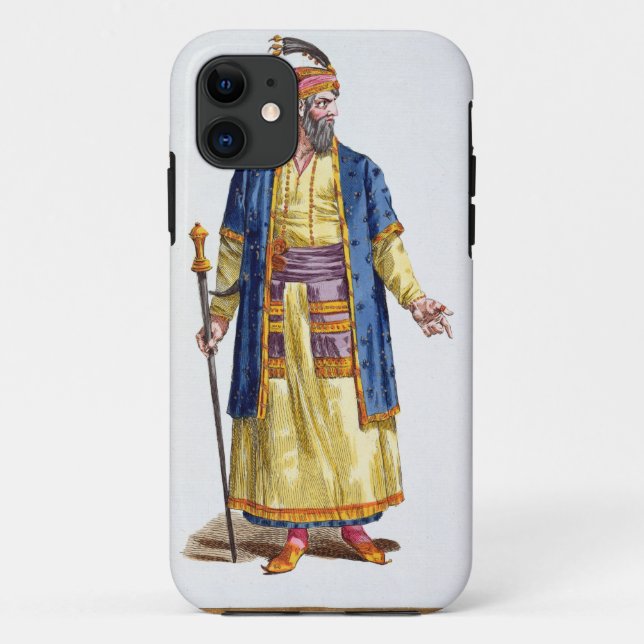 Aurengzeb, Great Khan of the Mongol Hordes from Re Case-Mate iPhone Case (Back)