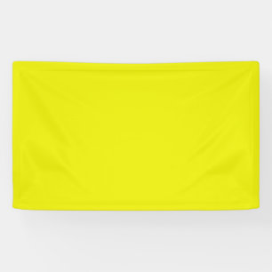 Aureolin (solid colour) banner