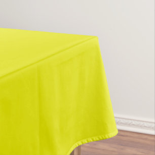 Aureolin (solid colour) tablecloth