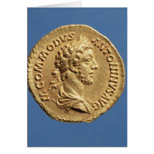 Aureus bust of Commodus