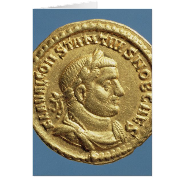 Aureus  of Constantius I  Caesar  Augustus (Front)