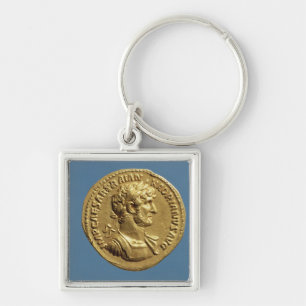 Aureus  of Hadrian Keychain