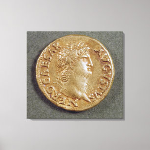 Aureus  of Nero Canvas Print