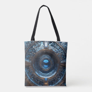 AUREVA Core: The Platinum Nexus Tote Bag