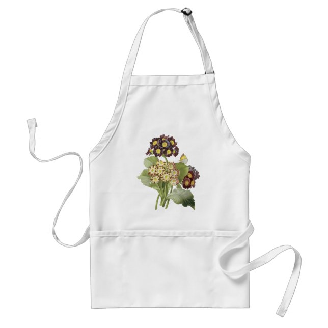 auricula(Primula auricula) by Redouté Standard Apron (Front)