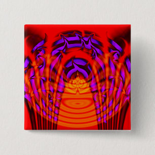 Aurify - Righteous Burn 2 Inch Square Button