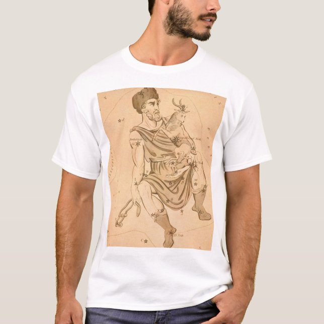 Auriga Constellation Vintage T-Shirt (Front)