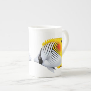 Auriga Threadfin Butterflyfish Bone China Mug