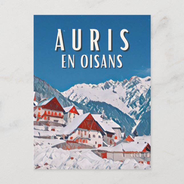 Auris in neighbors Ski resort Postcard (Front)