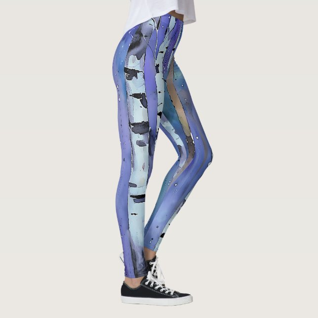Aurora Among the Birch         Leggings (Right)