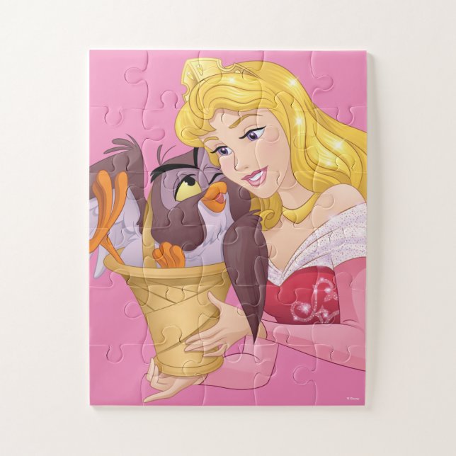 Aurora and her Owl Friend Jigsaw Puzzle (Vertical)