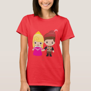 Aurora and Prince Philip Emoji 2 T-Shirt