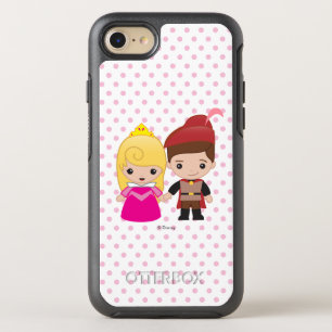Aurora and Prince Philip Emoji OtterBox Symmetry iPhone 8/7 Case
