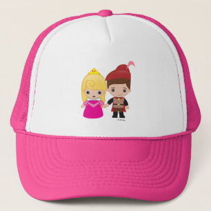 Aurora and Prince Philip Emoji Trucker Hat