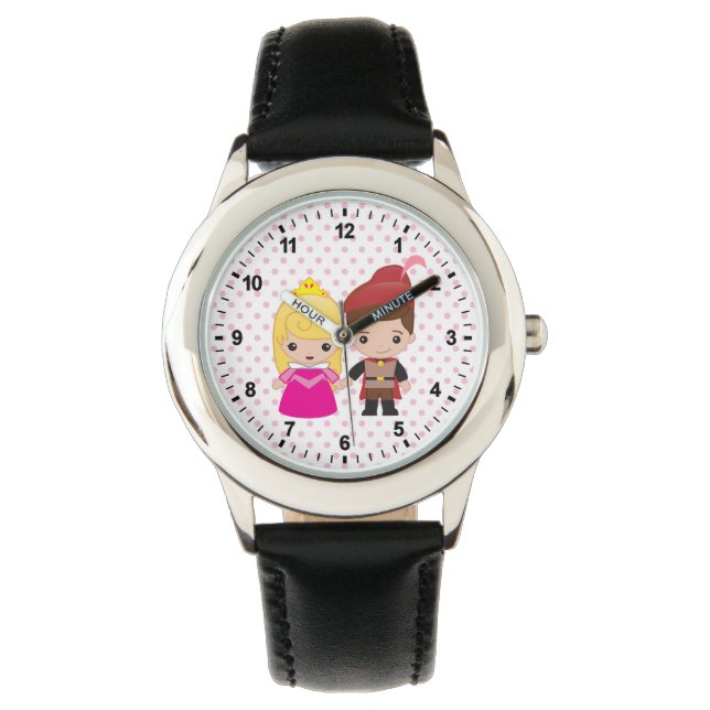 Aurora and Prince Philip Emoji Watch (Front)
