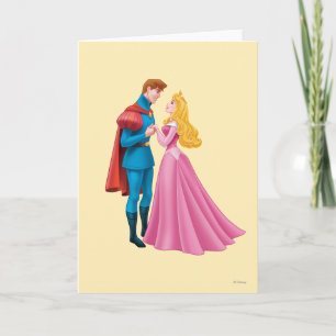 Aurora and Prince Phillip Holding Hands Card