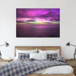 Aurora Australis Southern Lights Australia Canvas Print