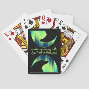 Aurora Bear Cards Personalized Bear Playing Cards