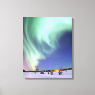 Aurora - Beautiful Northern Lights Canvas Print