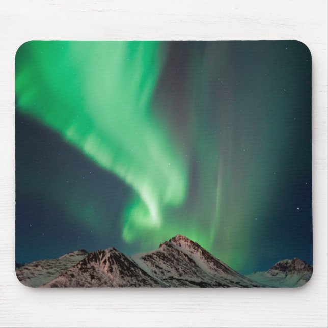 Aurora Borealis | Anchorage, Alaska Mouse Pad (Front)